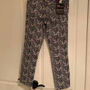 J Crew Jeans Liberty of London print